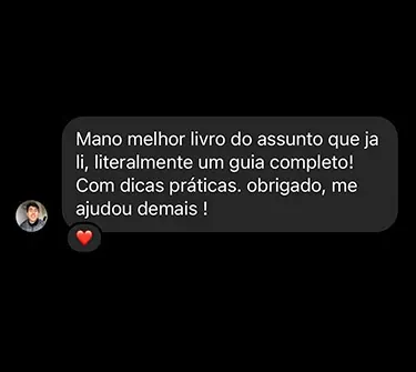 Depoimento 4 de aluno dos livros de Fê Alves, reproduzido da página original.