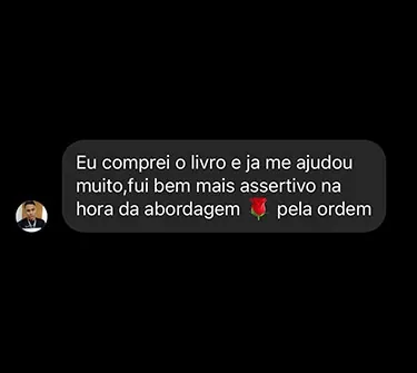 Depoimento 3 de aluno dos livros de Fê Alves, reproduzido da página original.
