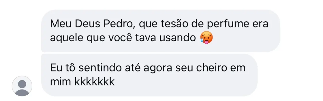Print de conversa sobre o perfume Notável — depoimento 4 de 4.